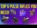 Top 5 Pulse Rifles You NEED Before Shadowkeep - Destiny 2