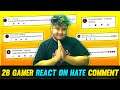 2B Gamer😡 Reacts On Hate Comments ||Why Hindi ,No V badge And Many more ||Garena Freefire