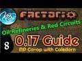 Factorio Guide 0.17 Ep 8: OIL REFINERIES & RED CIRCUITS - MP w/ Caledorn!