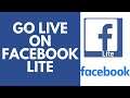 How to Go Live on Facebook Lite | Facebook Lite Live Stream