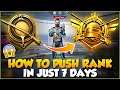 HOW TO PUSH GOLD TO CONQUEROR IN JUST 7 DAYS | SECRET TIPS FOR PUSHING TO CONQUEROR IN PUBG MOBILE