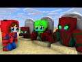 Monster School : R.I.P Spider Man Family Very Sad Life Challenge - Sad Story - Minecraft Animation