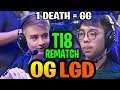 OG vs PSG.LGD (Game 1) TI8 Rematch! ONE DEATH COST THE GAME TI9 Dota 2