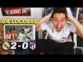 REACCIONES DE UN HINCHA Real Madrid vs Atlético de Madrid 2-0 *DE LOCOS*