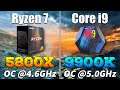 Ryzen 7 5800X @OC vs Core i9 9900K @OC | PC Gameplay Tested