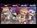Super Smash Bros Ultimate Amiibo Fights – Request #15215 Fox & Falco vs Inklings