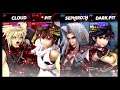 Super Smash Bros Ultimate Amiibo Fights – Sephiroth & Co #376 Cloud & Pit vs Sephiroth & Dark Pit