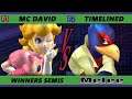 S@X 429 Winners Semis - MC David (Peach) Vs. Timelined (Falco) Smash Melee - SSBM