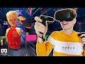 VIRTUAL REALITY NINJA WARRIOR! | Rec Room in VR180 (Oculus Quest Gameplay)
