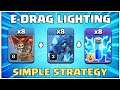ZAP E-DRAG! Easiest TH12 War/CWL Attack You Will EVER Use! TH12 Electro Dragon Attack Clash of Clans