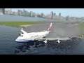 747 Runway Overrun INTO Water - China Airlines Flight 605
