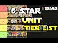Arcana Tactics 5-star unit tier list