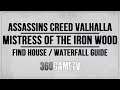 Assassins Creed Valhalla Mistress of the Iron Wood - Find House / Waterfall Solution - Tutorial