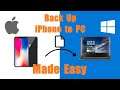 Back Up iPhone to PC Computer (The Device is unreachable)