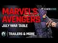 July Marvel's Avengers WAR TABLE