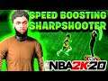 MY SPEEDBOOSTING SHARP IS ONE OF THE RAREST BUILDS ON NBA 2K20!!