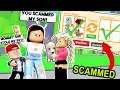 MY SPOILED SON GOT SCAMMED in ADOPT ME and LOST HIS FAVORITE PET! - ROBLOX - Adopt Me
