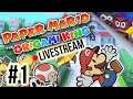 Paper Mario Origami King - Part 1 Intro (Red Streamer ) / Gameplay Walkthrough /