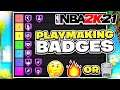 RANKING ALL THE PLAYMAKING BADGES IN TIERS ON NBA2K21!