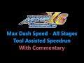 [TAS Commentary] Tweaked Mega Man X6 "Max Dash Speed, All Stages" [TAS] by Rolanmen1