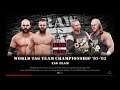 WWE 2K19 Road Dogg,Billy Gunn VS Dash Wilder,Scott Dawson Elimination Tag Match WWE Tag Titles '02