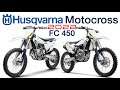 2022 new Husqvarna FC450 motocross studio +action & details photos