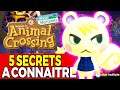 5 SECRETS CACHÉS DÉVOILÉS ?! (À CONNAITRE | MISE À JOUR 1.4.0) Animal Crossing New Horizons Août
