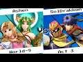 Ashen (Zelda/Palutena) Vs Jackpot (Ike/Falcon) World 9 Act 3 Winners Quarters