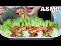 ASMR SEAFOOD THAI SALAD *BABY OCTOPUS + SALMON SASHIMI (CRUNCHY EATING SOUNDS) NO TALKING | SAS-ASMR