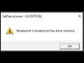 Fix Error SelfService Exception, A Breakpoint Has Been Reached/Citrix Workspace app Error