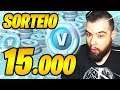 Fortnite - SORTEIO DE 15 MIL VBUCKS