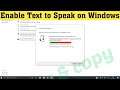 How to Convert Text to Speech in Windows 11/10
