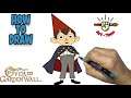 how to draw wirt from Over The Garden wall step by step easy