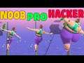 NOOB vs PRO vs HACKER in Fat 2 Fit ! (Level 13 - 20 )