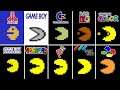 Pac-Man (1980) Atari2600 vs GB vs C64 vs DOS vs GBC vs GBA vs Arcade vs GameGear vs SNES vs NPC