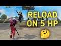 SOLO VS SQUAD || RELOAD CAME WHEN I WAS LEFT WITH 5 HP ONLY ๐ || BEST GAME WITH WORST LUCK ๐ฅ !!!!