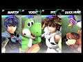 Super Smash Bros Ultimate Amiibo Fights – Request #16623 Marth vs Yoshi vs Pit vs Duck Hunt