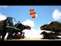Brute Creatures vs Jurassic Park Expansion Mod Creatures || Ark Battle