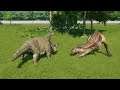 Can Acrocanthosaurus Take Down Sinoceratops, Triceratops & Pentaceratops - Jurassic World Evolution