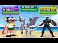 Dynamons World Pokèmon Mod All Pokemon and Super heroes in Game.
