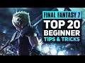 Final Fantasy 7 Remake - Ultimate Beginner's Guide| Top 20 Tips & Tricks You Need to Know!