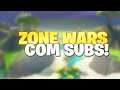 FORTNITE PT / ZONE WARS COM SUBS + REACT A VIDEOS |CODE: GHETTO5