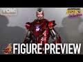 Hot Toys Iron Man Silver Centurion Suit-Up Version - Figure Preview Episode 129