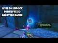 How To Unlock Fortbyte 50 Location Guide | Accessible At Night Time Inside Mountain Top Castle Ruins