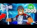 I spent 3,000R$ & bought the “STORMBREAKER” PAPER BALL!! (Roblox)
