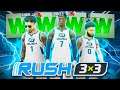 I TOOK DF TO THE *NEW* 3V3 RUSH EVENT • CAN THE BEST BUILDS IN NBA 2K21 WIN?
