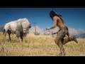 NATIVE AMERICAN Hunting Legendary White BISON in Red Dead Redemption 2 PC ✪ Vol 17