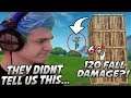 Ninja Is CONVINCED That Epic SECRETLY BUFFED "Fall Damage" In Fortnite After Seeing THIS...