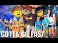 PARTY w EMIT AND LUCY! Legoland Trip 2020 FUNHOUSE Fam goes fast with SONIC! (LEGOLAND FLORIDA)