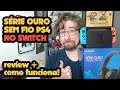 Sony + Nintendo 😱 Headset PS4 Série Ouro sem fio FUNCIONANDO no Nintendo Switch | Review + detalhes